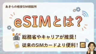 eSIMとは？メリット・デメリットと手続きの方法を分かりやすく解説！ 
