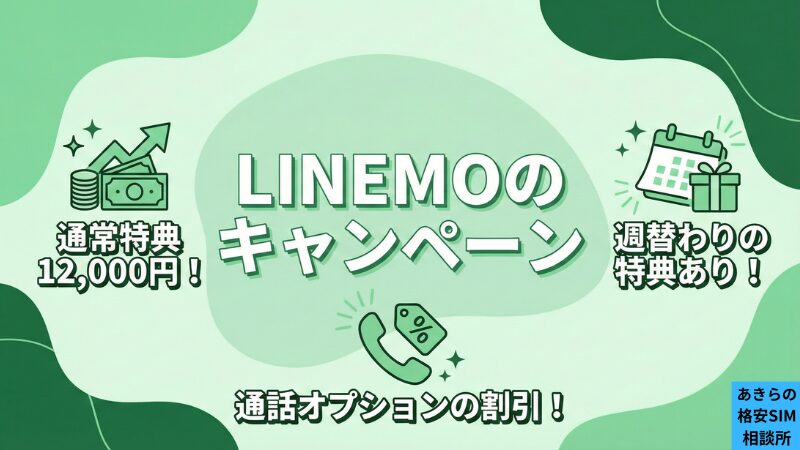 LINEMOのおすすめキャンペーン