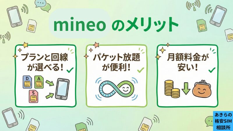 mineoのメリット